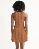 Red Hieroglyphics Women's All-Over Print Racerback Dress - Conscious Apparel Store