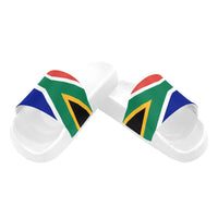 South Africa Flag Women's Slide Sandals - Conscious Apparel Store