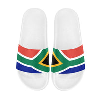 South Africa Flag Women's Slide Sandals - Conscious Apparel Store