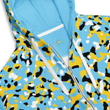 St Lucia Flag Camo Unisex zip hoodie - Conscious Apparel Store