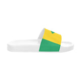 St Vincent Flag Women's Slide Sandals - Conscious Apparel Store