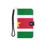 Suriname Flag Flip Leather Purse for Mobile Phone/Small - Conscious Apparel Store