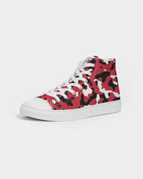 Trinidad & Tobago Flag Camo Men's Hightop Canvas Shoe - Conscious Apparel Store