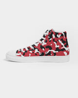 Trinidad & Tobago Flag Camo Men's Hightop Canvas Shoe - Conscious Apparel Store