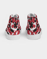 Trinidad & Tobago Flag Camo Men's Hightop Canvas Shoe - Conscious Apparel Store