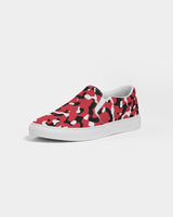 Trinidad & Tobago Flag Camo Men's Slip - On Canvas Shoe - Conscious Apparel Store