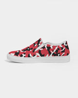 Trinidad & Tobago Flag Camo Men's Slip - On Canvas Shoe - Conscious Apparel Store