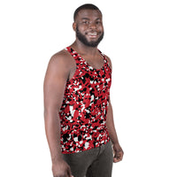 Trinidad & Tobago Flag Camo Men's Tank Top - Conscious Apparel Store