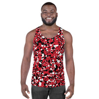 Trinidad & Tobago Flag Camo Men's Tank Top - Conscious Apparel Store