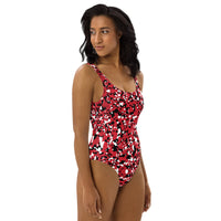 Trinidad & Tobago Flag Camo One - Piece Swimsuit - Conscious Apparel Store