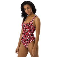 Trinidad & Tobago Flag Camo One - Piece Swimsuit - Conscious Apparel Store