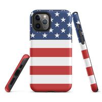 American Flag Tough Cellphone Case for iPhone® - Conscious Apparel Store