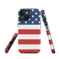 American Flag Tough Cellphone Case for iPhone® - Conscious Apparel Store