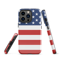 American Flag Tough Cellphone Case for iPhone® - Conscious Apparel Store