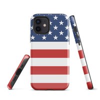 American Flag Tough Cellphone Case for iPhone® - Conscious Apparel Store