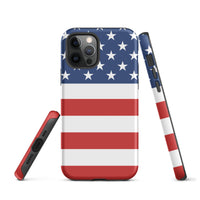 American Flag Tough Cellphone Case for iPhone® - Conscious Apparel Store