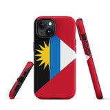 Antigua & Barbuda Flag Tough Cellphone Case for iPhone® - Conscious Apparel Store