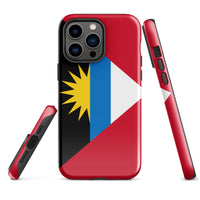 Antigua & Barbuda Flag Tough Cellphone Case for iPhone® - Conscious Apparel Store