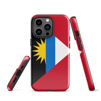 Antigua & Barbuda Flag Tough Cellphone Case for iPhone® - Conscious Apparel Store