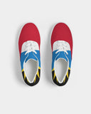 Antigua & Barbuda Flag Women's Lace Up Canvas Shoe - Conscious Apparel Store