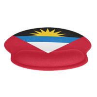 Antigua Flag Mouse Pad with Wrist Rest Support - Conscious Apparel Store