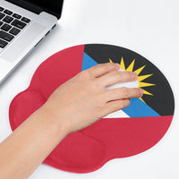 Antigua Flag Mouse Pad with Wrist Rest Support - Conscious Apparel Store