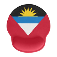 Antigua Flag Mouse Pad with Wrist Rest Support - Conscious Apparel Store