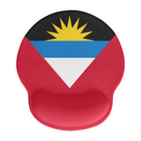 Antigua Flag Mouse Pad with Wrist Rest Support - Conscious Apparel Store