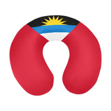 Antigua Flag U-Shape Travel Pillow - Conscious Apparel Store