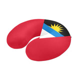 Antigua Flag U-Shape Travel Pillow - Conscious Apparel Store