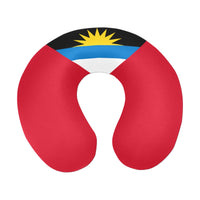 Antigua Flag U-Shape Travel Pillow - Conscious Apparel Store