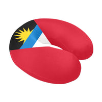 Antigua Flag U-Shape Travel Pillow - Conscious Apparel Store