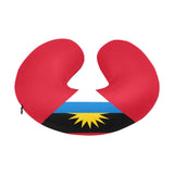 Antigua Flag U-Shape Travel Pillow - Conscious Apparel Store