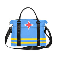 Aruba Flag Large Capacity Duffle Bag - Conscious Apparel Store