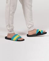 Bahamas Flag Men's Slide Sandal - Conscious Apparel Store