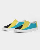 Bahamas Flag Men's Slip-On Canvas Shoe - Conscious Apparel Store