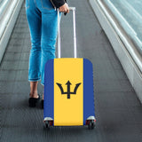 Barbados Flag Luggage Cover/Small 18"-21" - Conscious Apparel Store