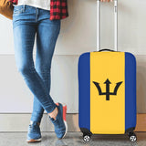 Barbados Flag Luggage Cover/Small 18"-21" - Conscious Apparel Store