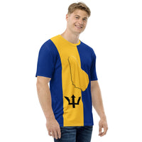 Barbados Flag Men's t-shirt - Conscious Apparel Store