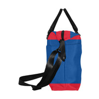 Belize Flag Large Capacity Duffle Bag (Model 1715) - Conscious Apparel Store