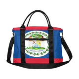 Belize Flag Large Capacity Duffle Bag (Model 1715) - Conscious Apparel Store