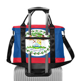 Belize Flag Large Capacity Duffle Bag (Model 1715) - Conscious Apparel Store