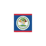 Belize Flag Square Towel 13“x13” - Conscious Apparel Store