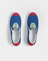 Belize Flag Women's Slip-On Canvas Shoe - Conscious Apparel Store