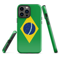 Brazil Flag Tough Cellphone Case for iPhone® - Conscious Apparel Store