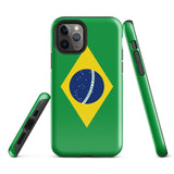 Brazil Flag Tough Cellphone Case for iPhone® - Conscious Apparel Store