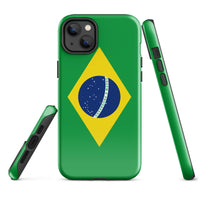 Brazil Flag Tough Cellphone Case for iPhone® - Conscious Apparel Store