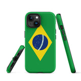 Brazil Flag Tough Cellphone Case for iPhone® - Conscious Apparel Store