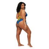 Curacao Flag string bikini - Conscious Apparel Store