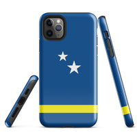 Curacao Flag Tough Cellphone Case for iPhone® - Conscious Apparel Store